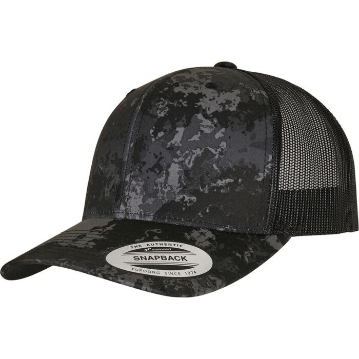 YP Classics® Veil Camo™ retro trucker cap (6606VC) Thumbnail