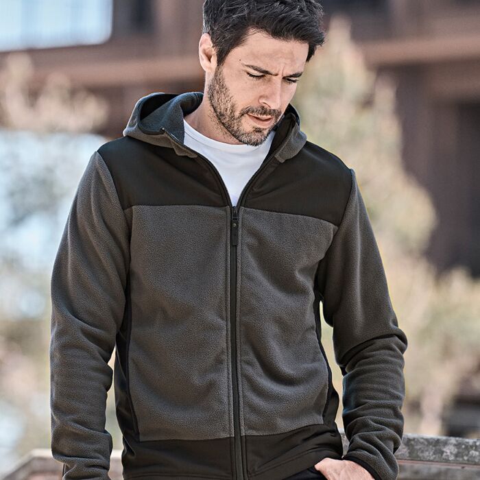 Tee Jays Mountain Hooded Fleece Jacket Thumbnail