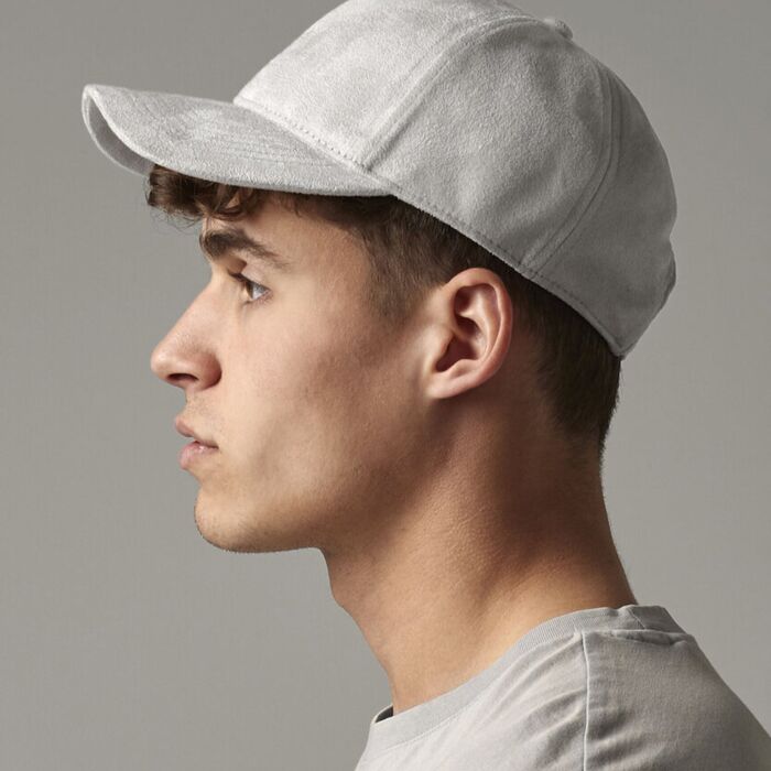 Faux suede 6-panel cap Thumbnail