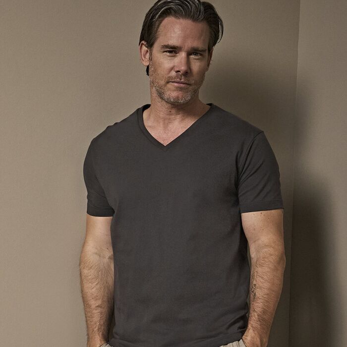 Fashion v-neck Sof tee (8006) Thumbnail