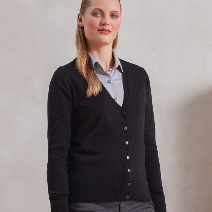 Women's 'essential' acrylic cardigan Thumbnail