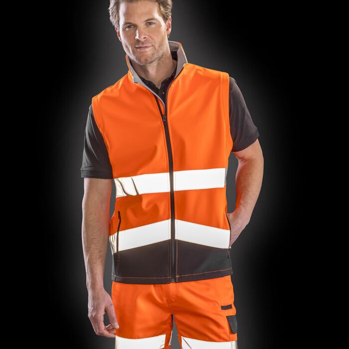 Printable safety softshell gilet Thumbnail