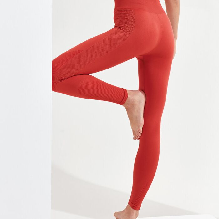Women's TriDri® seamless '3D fit' multi-sport sculpt solid colour leggings Thumbnail