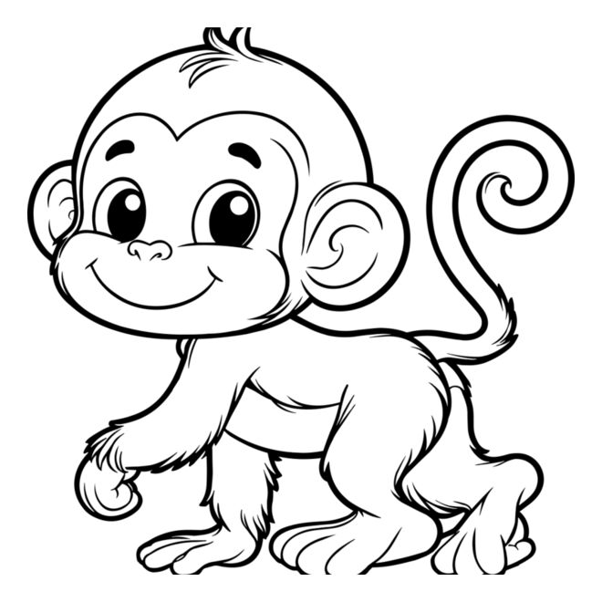 Monkey   Clipart 1 Thumbnail