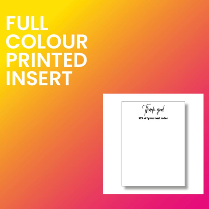 Full colour printed insert Thumbnail