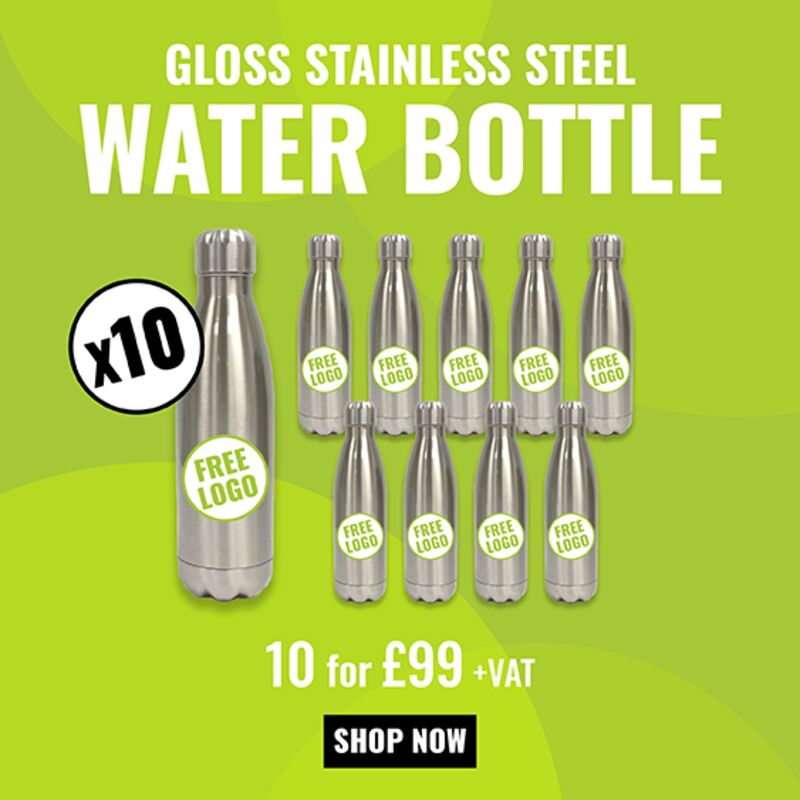 OFFER Gloss Stainless Steel Water bottle - offer Thumbnail