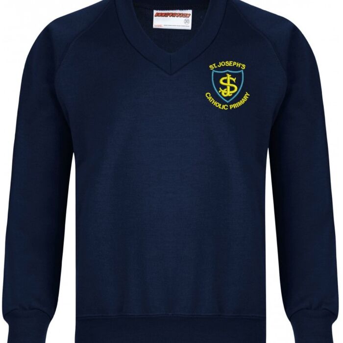 St Joseph's Catholic Primary - V Neck Sweatshirt Thumbnail