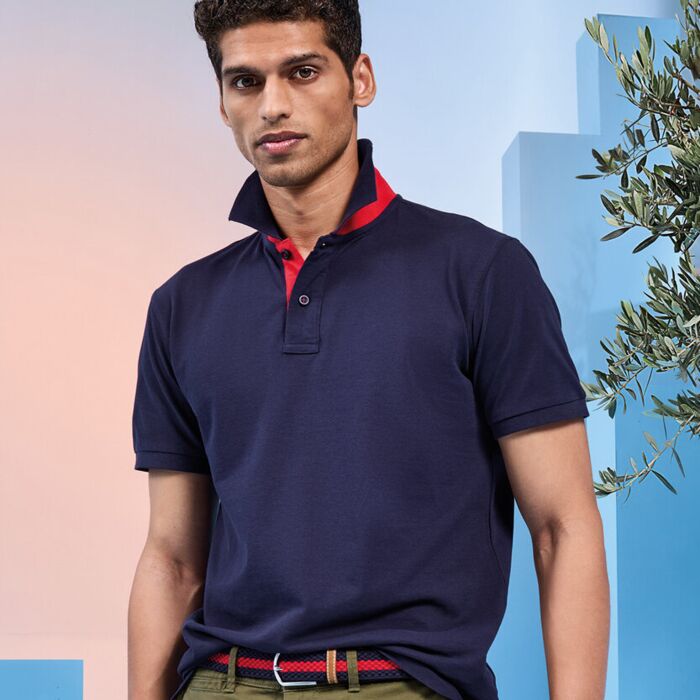 BSH Men's classic fit - contrast polo Thumbnail