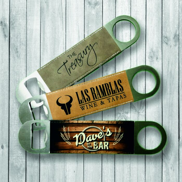 PU Leather Effect Bar Blade / Bottle Opener Thumbnail